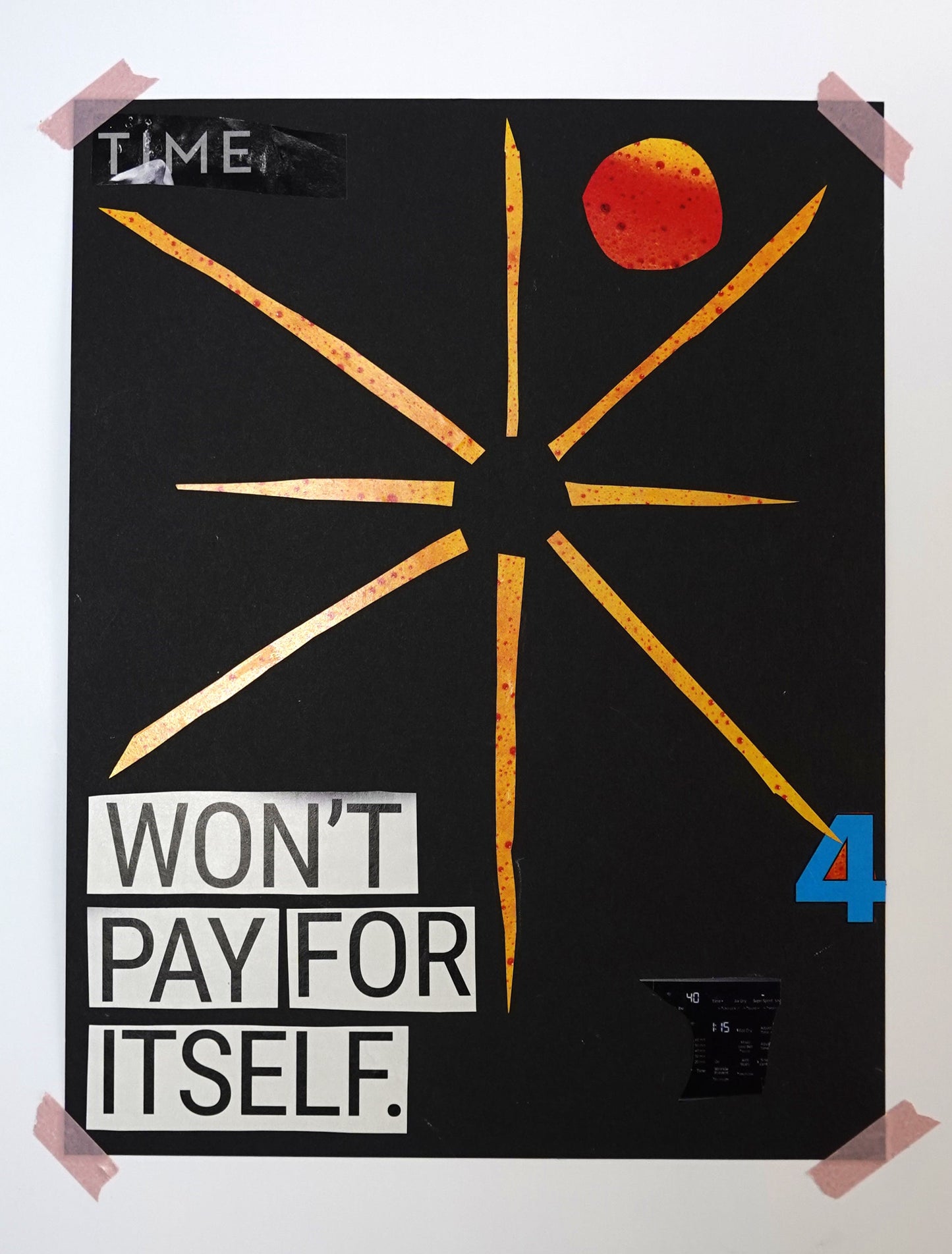 Time won't pay for itself