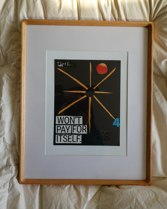 Time won't pay for itself